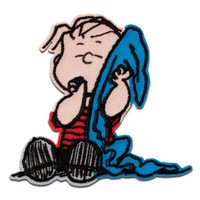 Peanuts © Linus - AufnäHer, BüGelbild, AufbüGler, GrößE: 7,3 X 7,8 Cm