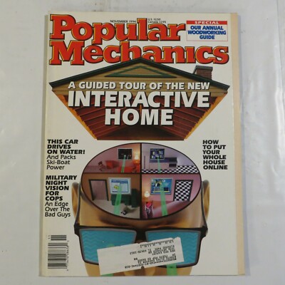 Popular Mechanics Mag. Nov 1994 Guided Tour of the New Interactive Home E8