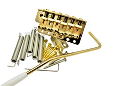 Gold USA Vintage '57 '62 Tremolo Bridge Kit for Fender Strat 2 3/16"