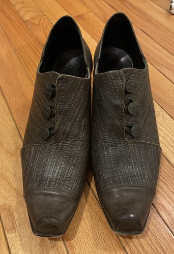 Cydwoq Vintage Leather Handmade Shoes Women's 39.5 (US 9) Made In USA - Picture 2 of 11