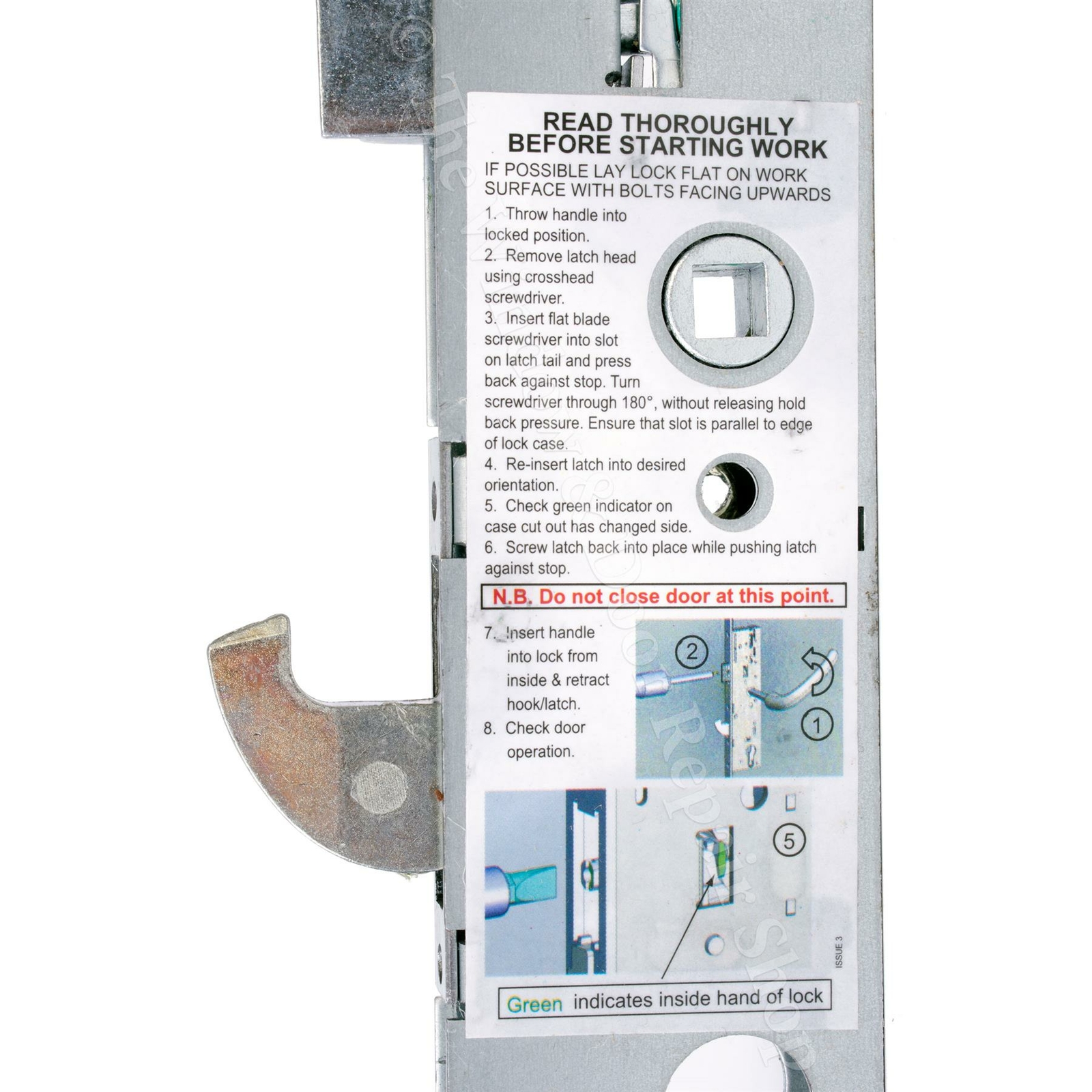 Yale Lockmaster YS170 Replacement Gearbox for Composite Door Lock 35mm