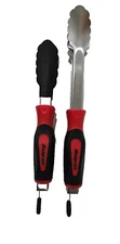 Snap On Tools Grilling Cooking Kitchen Locking Tong Set 2Pcs 9in & 12in NEW !!!!