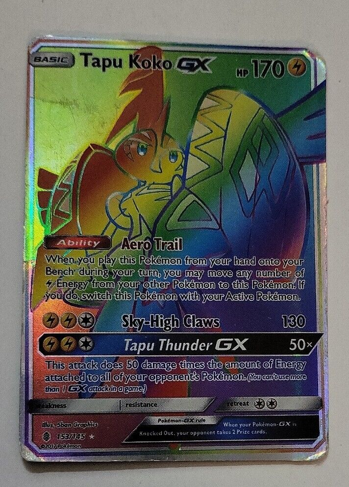 Tapu Koko GX - Guardians Rising Pokémon card 153/145