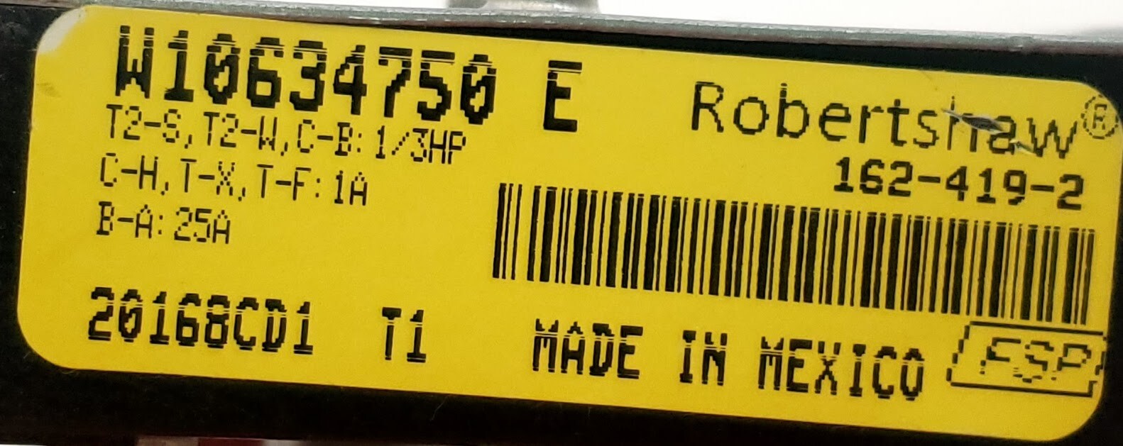 Whirlpool Dryer Timer W10634750 W10846428 for sale online | eBay