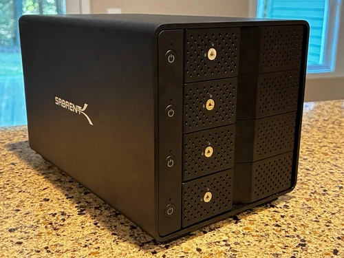 Sabrent DS‑SC4B 4‑Bay USB 3.2 Gen2 10Gbps SATA JBOD Docking Station – Used