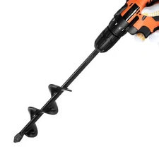 1.6x9 in Garden Auger Drill Bit for Planting Spiral Easy Planter Rapid