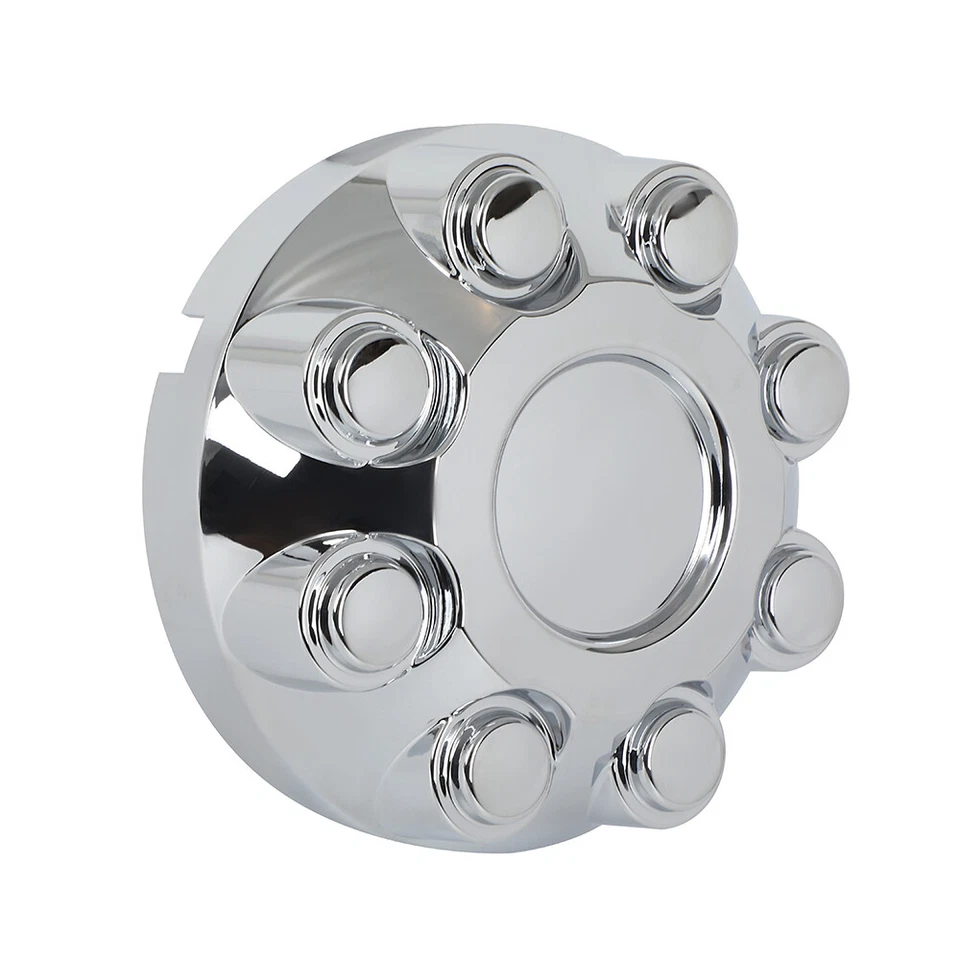 (4) Tapas centrales cromadas para Dodge Ram 2500 3500 SRW 2003-14 8 orejetas rueda de 17" Foto 2 de 4
