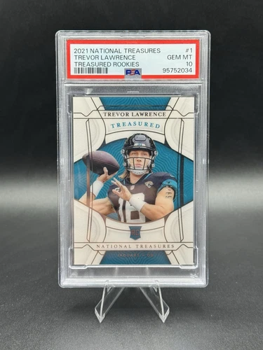 2021 Panini National Treasures Treasured Rookies /99 Trevor Lawrence PSA 10