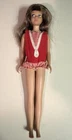 1963 Vintage Barbie's Sister SKIPPER Doll Brunette Hair Straight Legs Japan Feet