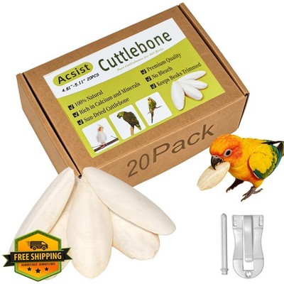 Acsist Cuttlebone 20 Pcs 4.8''-5.1''