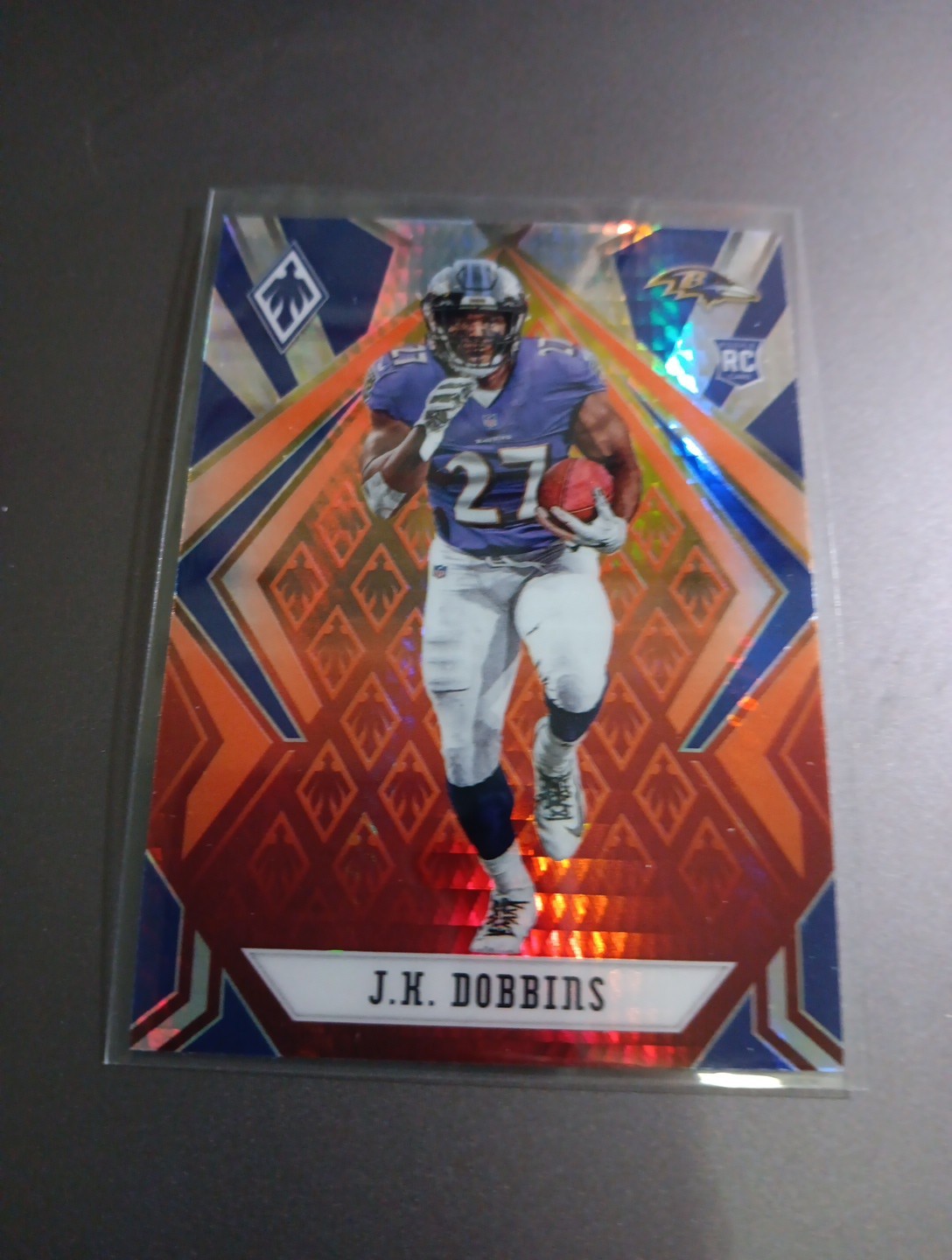 2020 Panini Phoenix - Rookies J.K. Dobbins #115 Fire Burst (RC)