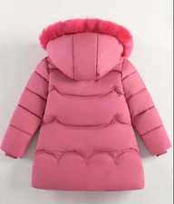 Mädchen Mantel Gr. 130cm – Blau, Langarm, Knopfleiste, Für 7-8 Jahre