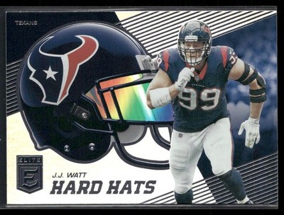 2018 Donruss Elite J.J. Watt #HH-1 Hard Hats Houston Texans