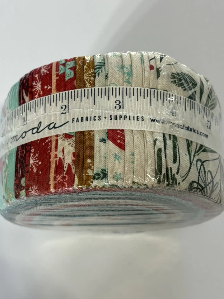Moda Fabrics "Cheer & Merriment" Jelly Roll-NEW - Image 3 of 4