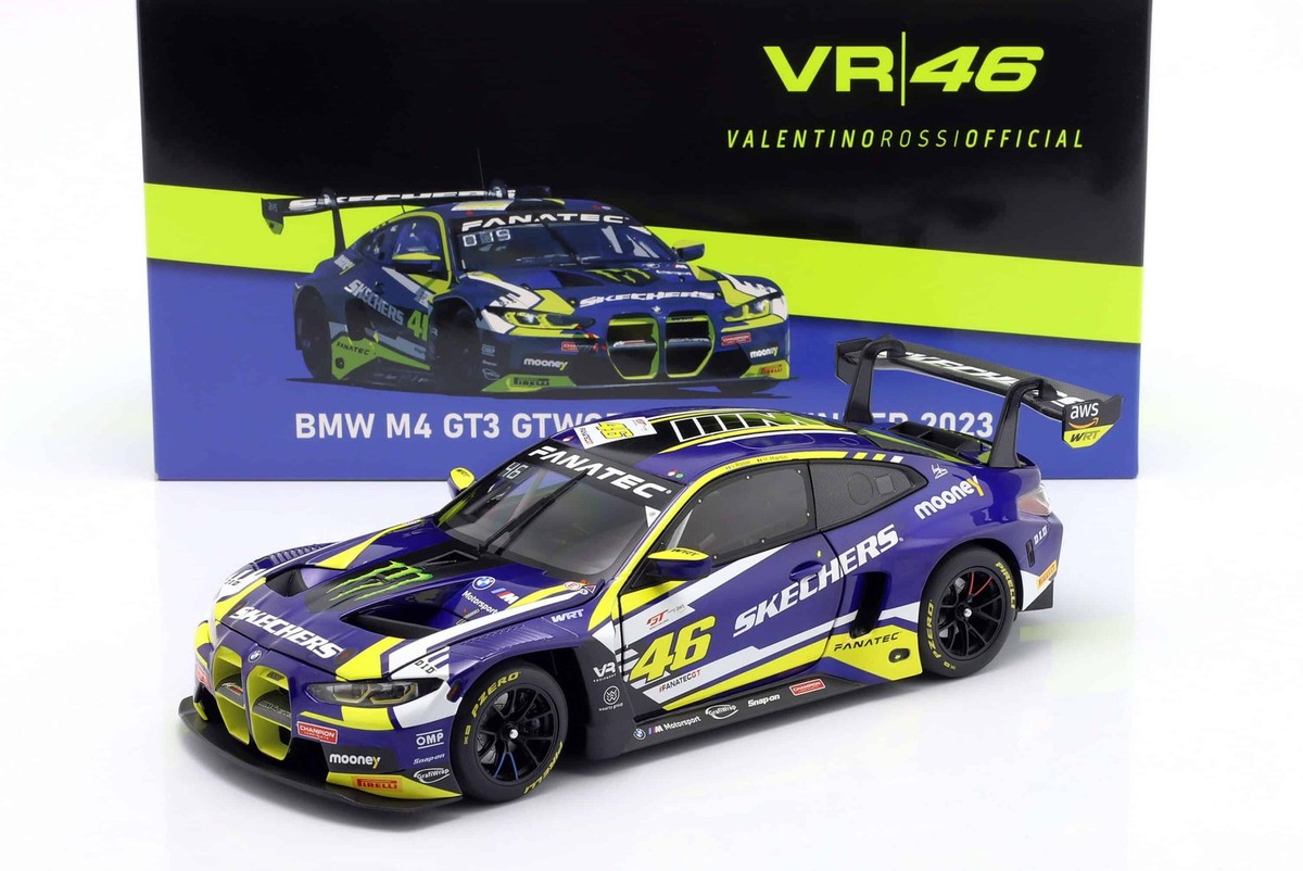 Minichamps - 1:18 BMW M4 GT3 No.46 Valentino Rossi Winner GTWCE