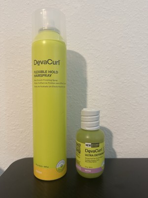 DevaCurl Flexible Hold Hairspray 10 Oz And Ultra Defining Gel 3 oz