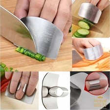 1 Pcs Stainless Steel Knife Finger Guard Hand Protector Cutting Protect Tools