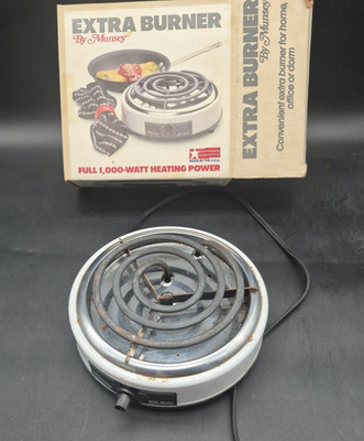 Extra Burner By Munsey 1000 Watt FB-1 Great Shape TESTED Works Great