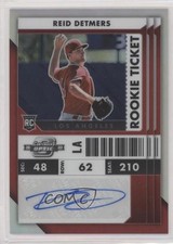 2022 Chronicles Contenders Rookie Ticket Optic Holo Prizm Reid Detmers Auto 0i8b