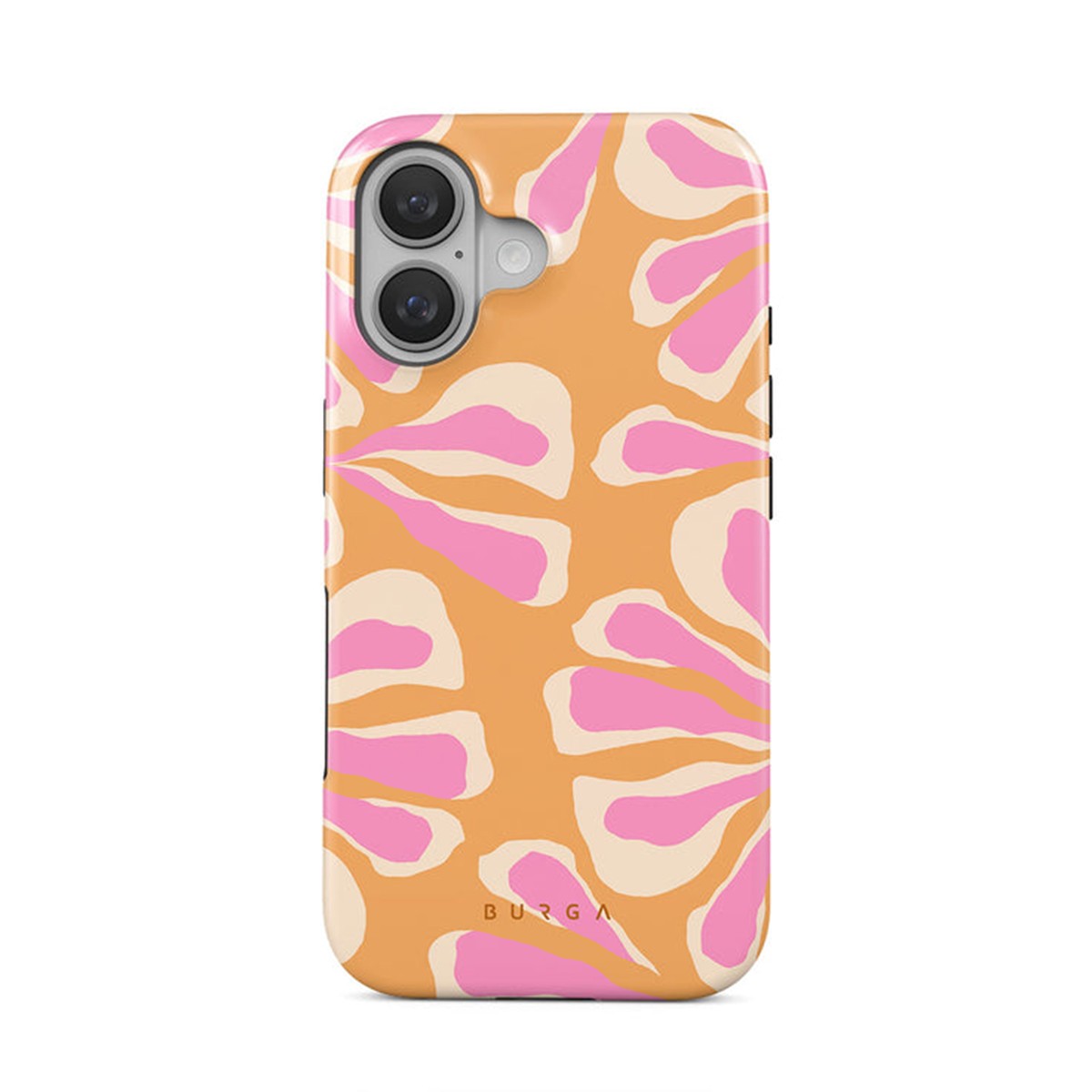 Coque iPhone 16 Burga antichoc Aloha rose | Protection élégante