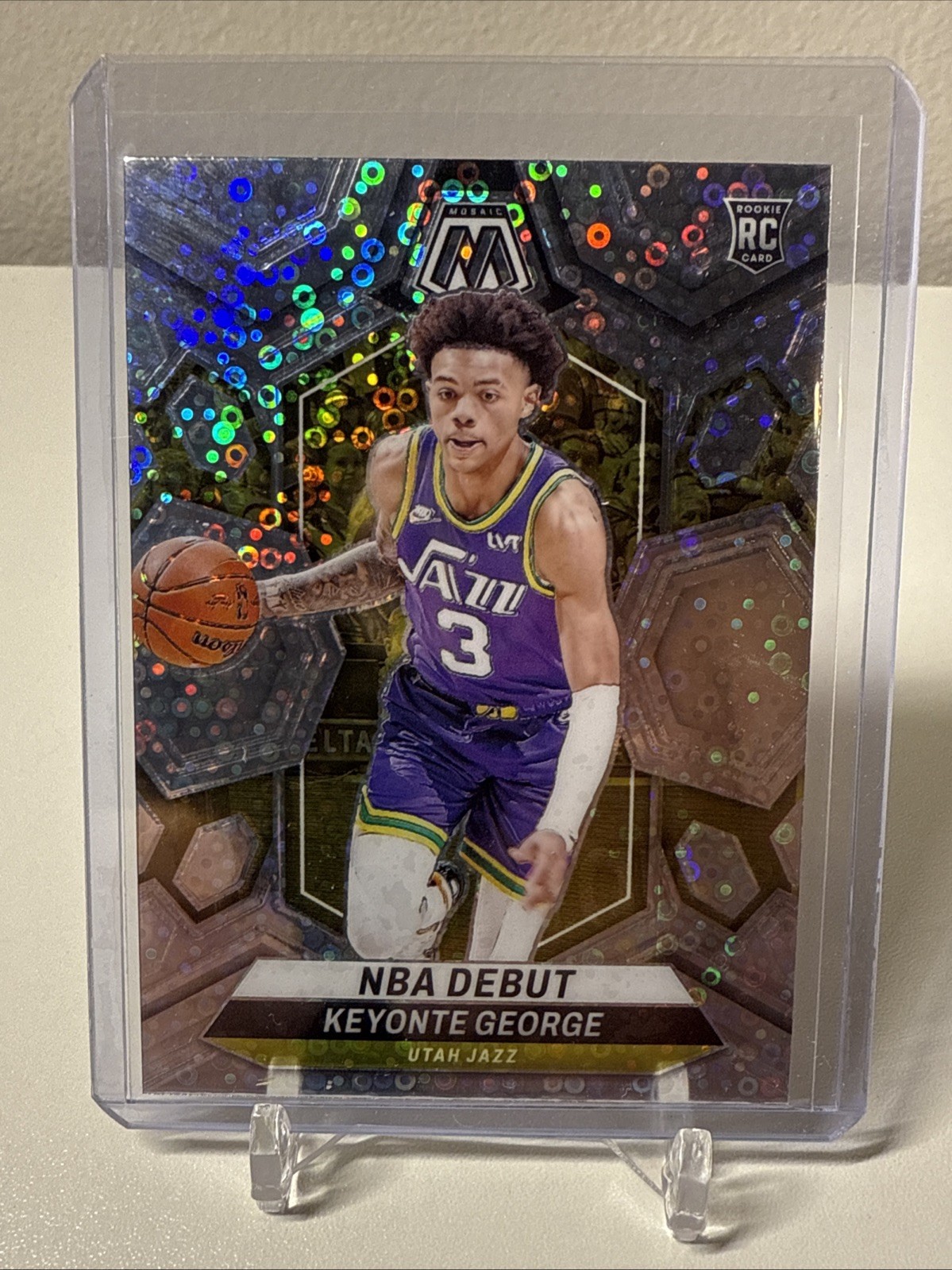 2023 Mosaic Keyonte George RC Fast Break Disco NBA Debut #251 Utah Jazz