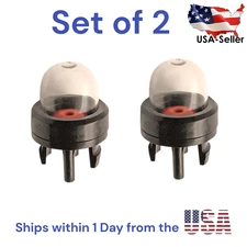 2x Primer Purge Bulb For Ryobi Chainsaw RY3714 RY3716 RY3818 # 300780002 01183-1
