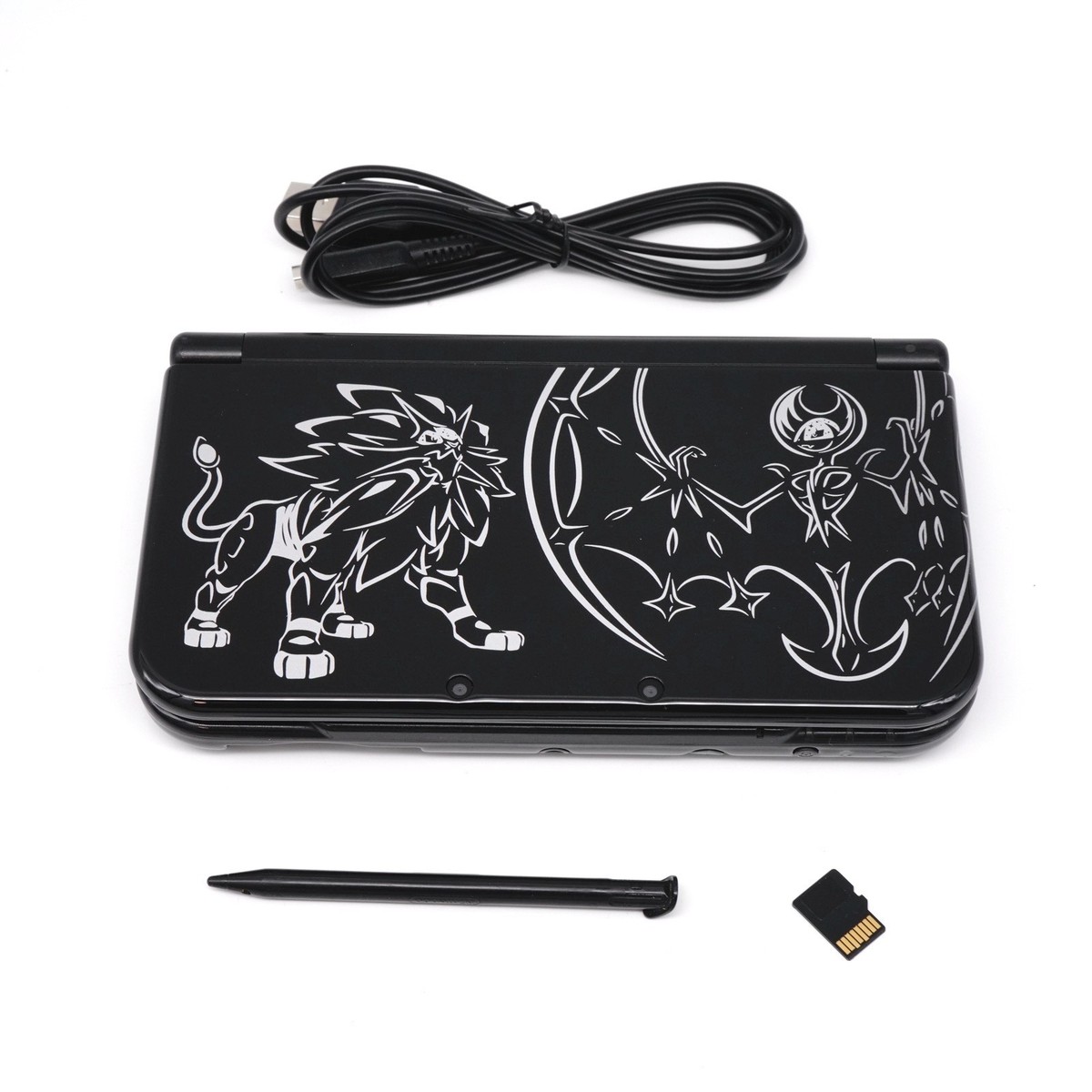 Nintendo New 3DS XL LL Pokemon Solgaleo Lunala Black Sun and Moon