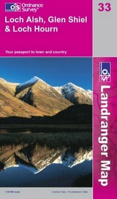 Loch Alsh, Glen Shiel and Loch Hourn (Landranger Maps) Buch Ordnance Survey