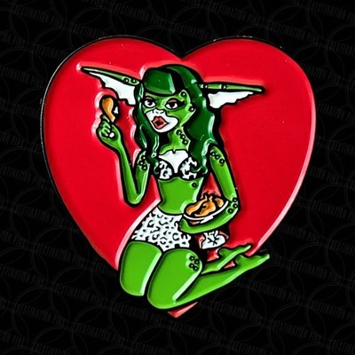 gremlins 2 New Batch Greta Heart Enamel Horror Pin