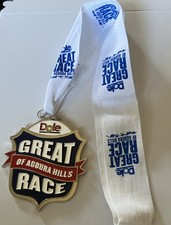 GREAT RACE Running Half Marathon 5K 10K 15K Medal Agoura Hills California 2012