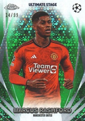 2023 Topps UCC Marcus Rashford Ultimate Stage Green /99 #USC-26 Manchester Unite
