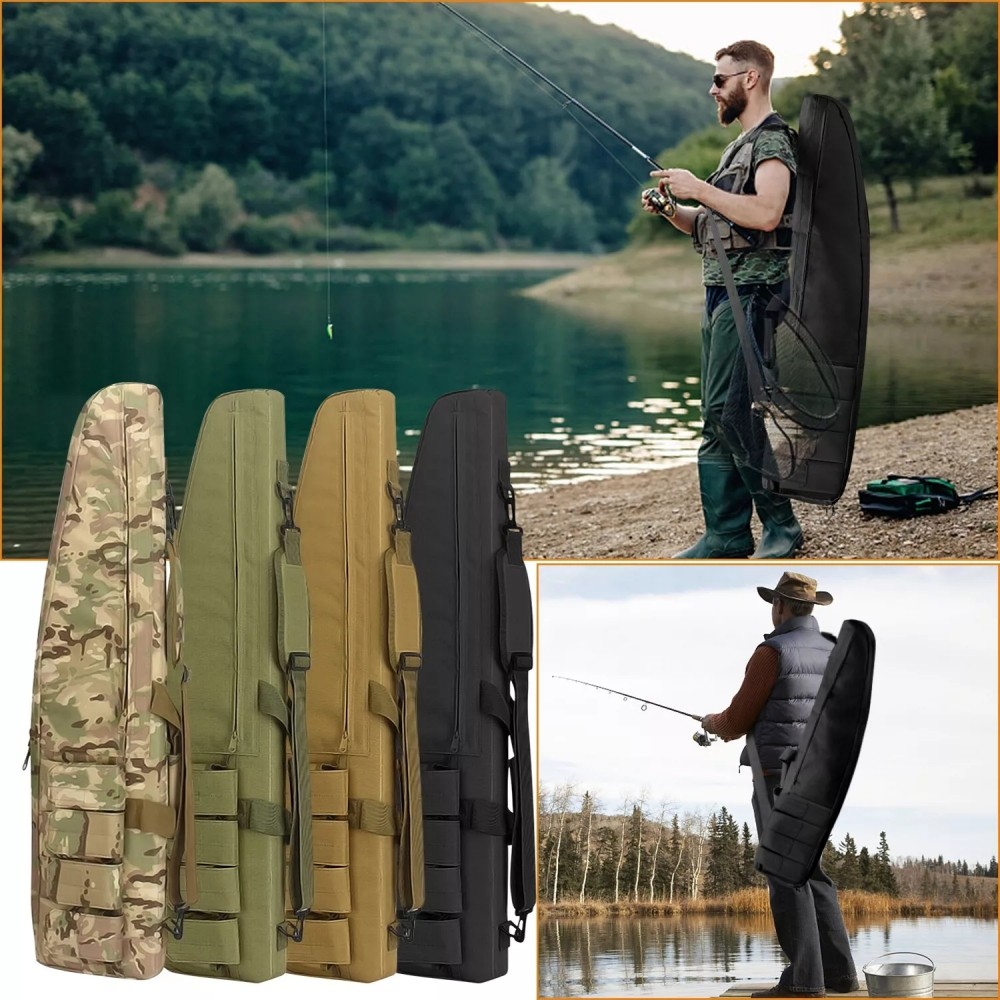 39“ 47” Fishing Rod Case Pole Carry Storage Bag 600D Oxford