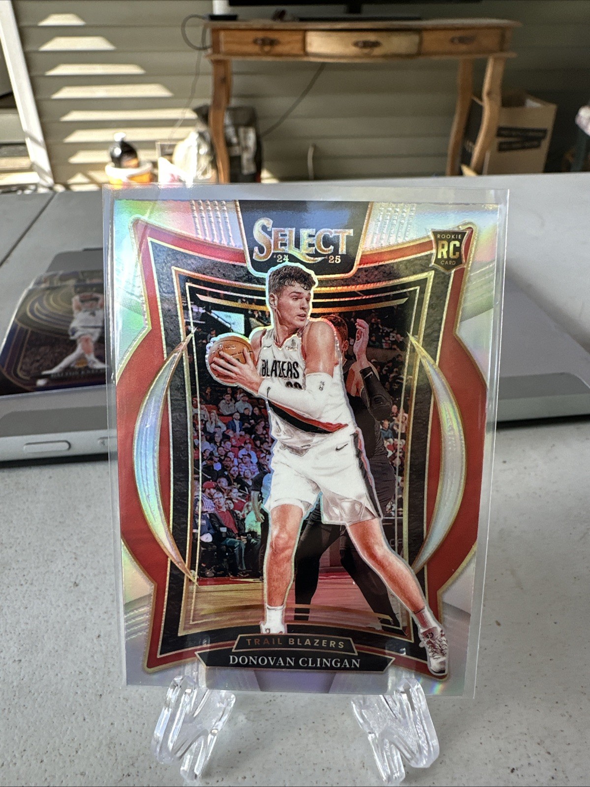 2024-25 Panini Select - Concourse Donovan Clingan #69 Silver Prizm (RC)