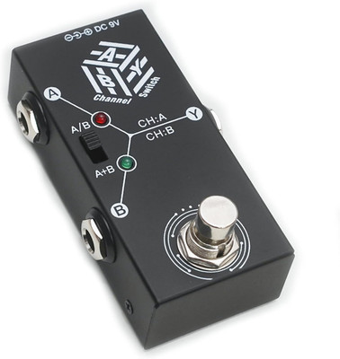 ABY Box Line Selector AB Switch Mini Guitar Effect Pedal True Bypass -ABY Channe