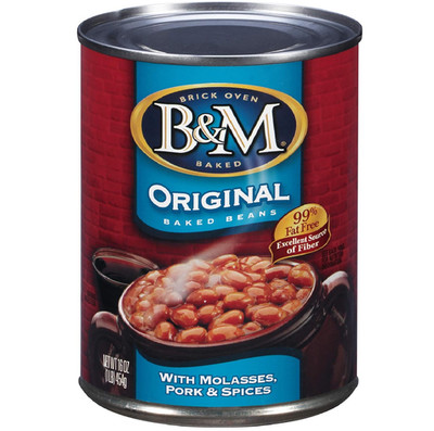 B&M Baked Beans, Original Flavor, 16 Ounce (Pack of 12)