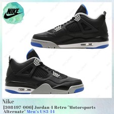 Nike Jordan 4 Retro Motorsports Alternate 308497-006 Men's US3-14 NEW