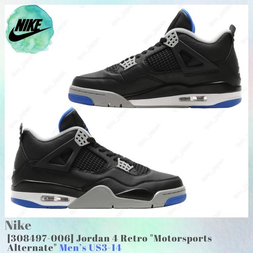 Nike Jordan 4 Retro Motorsports Alternate 308497-006 Men's US3-14 NEW - Picture 1 of 12