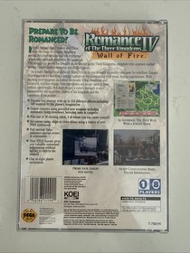 Romance of the Three Kingdoms IV: Wall of Fire (Sega Saturn, 1995) COMPLETE