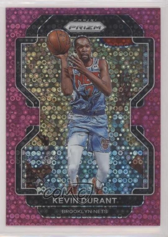 2021-22 Panini Prizm Fast Break Pink Prizm 4/50 Kevin Durant #120 v9t