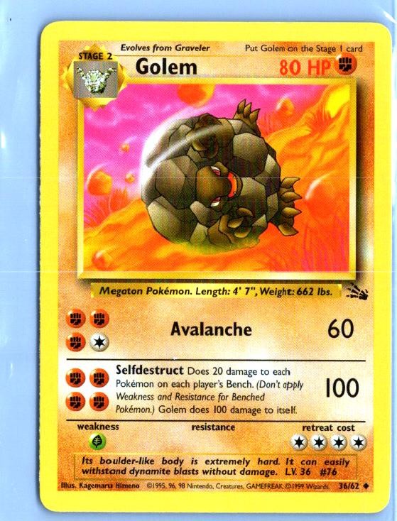 Fossil #36/62 Golem