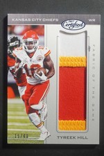 2017 Panini Certified Tyreek Hill Fabric of the Game Prime Patch /49 DV502