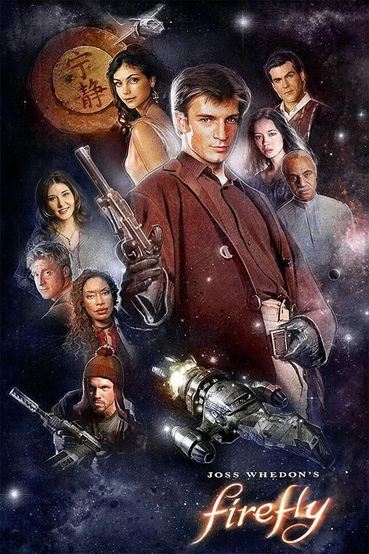 Firefly Science Fiction Poster print 11"x17" home decor