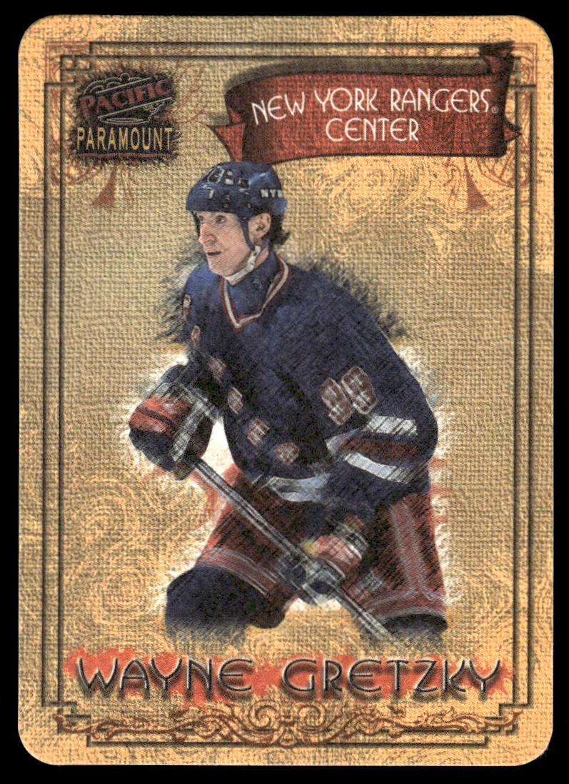 1997-98 Pacific Paramount Photoengravings Wayne Gretzky New York Rangers #13