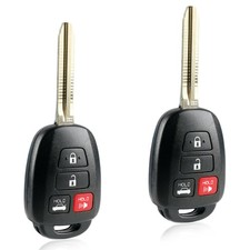 2 For Hyq12bdm Toyota Rav4 Keyless Entry Remote Fob Car Ignition Uncut Key 4Btn