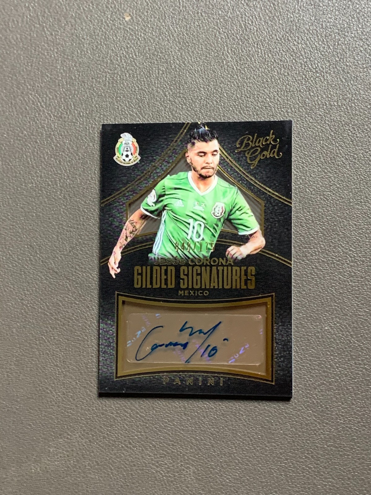 2016-17 Black Gold - Gilded Signatures JESUS CORONA Auto /199