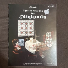 Needlework More Charted Designs for Miniatures by June Grigg Book 5 1980