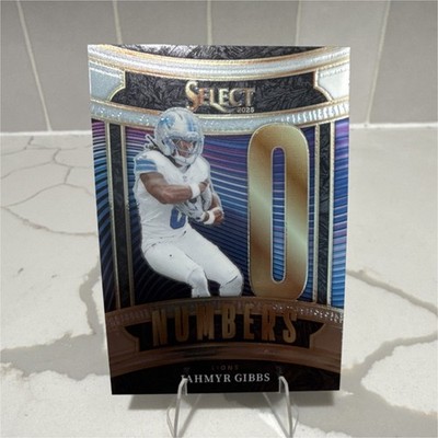 2025 Panini Select Numbers Jahmyr Gibbs #6 
