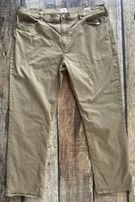 FLINT AND TINDER STRAIGHT FIT KAHKI CHINO PANTS MENS SIZE 44X32 EXCELLENT