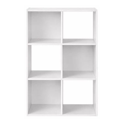 Mainstays 11'' 6-Cube Storage Organizer Bookcase Bookshelf Multicolor Choice