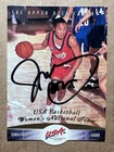 DAWN STALEY AUTOGRAPHED 1996 UPPER DECK USA BASKETBALL CARD # 69 HOF